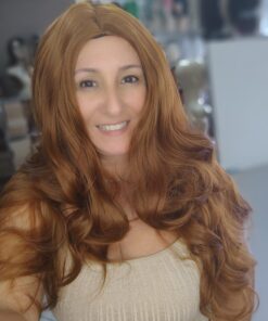 PERUCA SINTÉTICA MARGO B 30 -7898340620377 ruiva