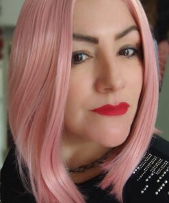 PERUCA ROSA GOIABA SINTÉTICA  - 7895971281311