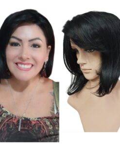 PERUCA SINTÉTICA CURTA CARLA E 1 - 7894616523663