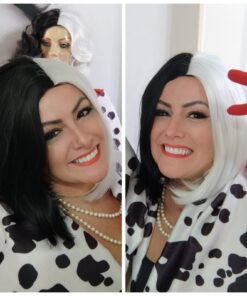 CRUELLA W CHANEL PERUCA SINTÉTICA - 7898975356757 HALLOWEEN
