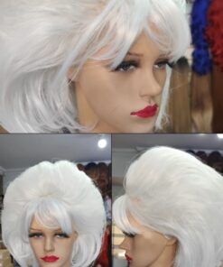 PERUCA + SUPORTE DRAG QUEEN MODELO 1 - 7895795641766 BRANCA -