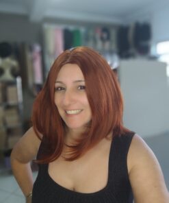 PERUCA SINTÉTICA CARLA A RUIVA 350 - 7895971281311 chanel