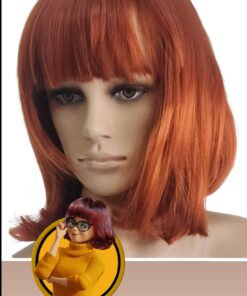 scooby doo VELMA PERUCA SINTÉTICA CARLA C 350 - 7895101883798