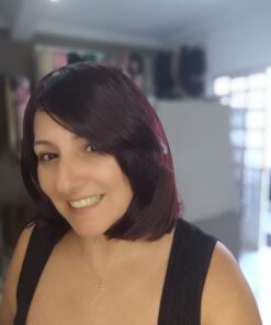 PERUCA SINTÉTICA CURTA CARLA B 99J - 7891968465696 ACAJU chanel