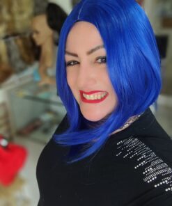 PERUCA AZUL ESCURO SINTÉTICA CARLA A  - 7895971281311