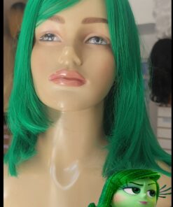 PERUCA VERDE SINTÉTICA CARLA B  - 7891968465696 Nojinho Divertidamente