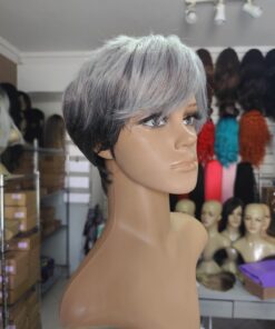 1 a PERUCA GRISALHA SINTÉTICA LATOYA cor 3t51f - silver - cinza - 7891019495252