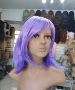 PERUCA LILAS SINTÉTICA CARLA B  - 7891968465696 ROXO